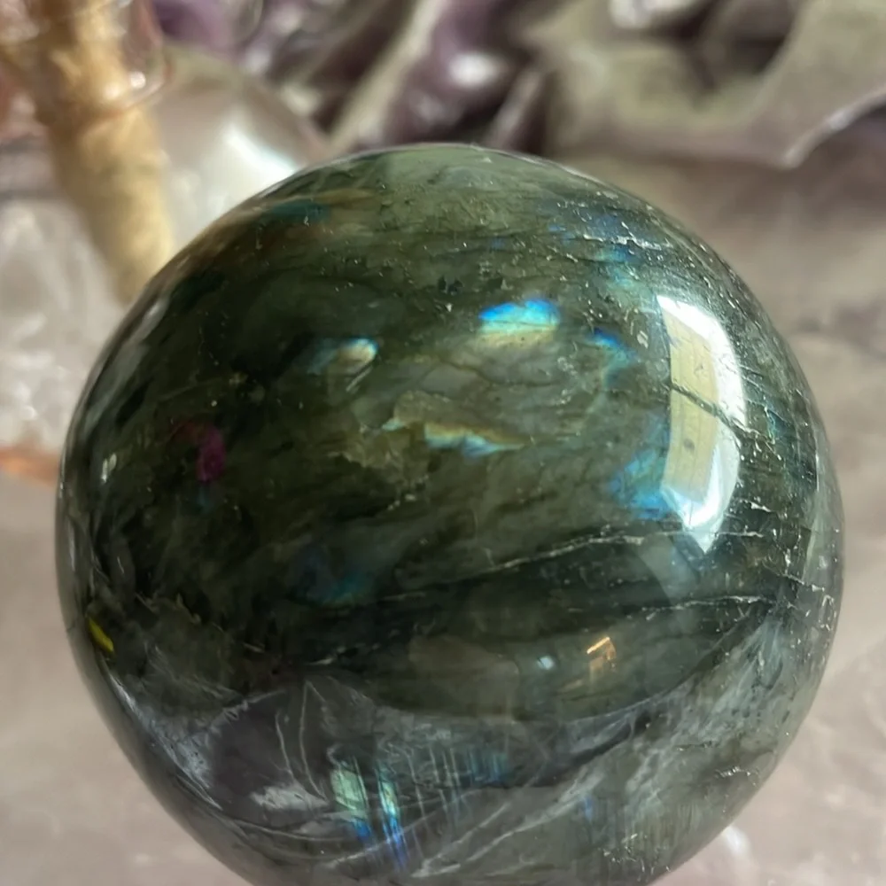 Labradorite Sphere! ✨ - Picture 3 of 3